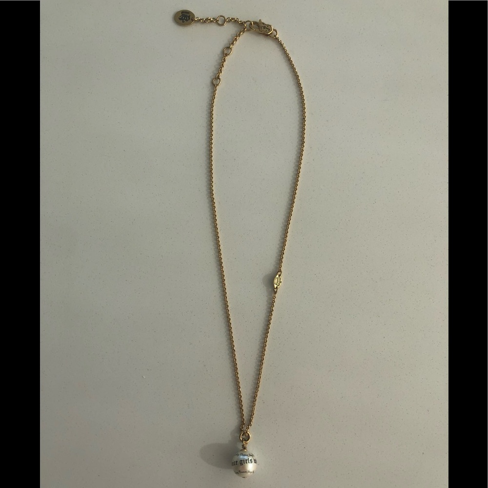 Juicy Couture Pearl/Gold Necklace